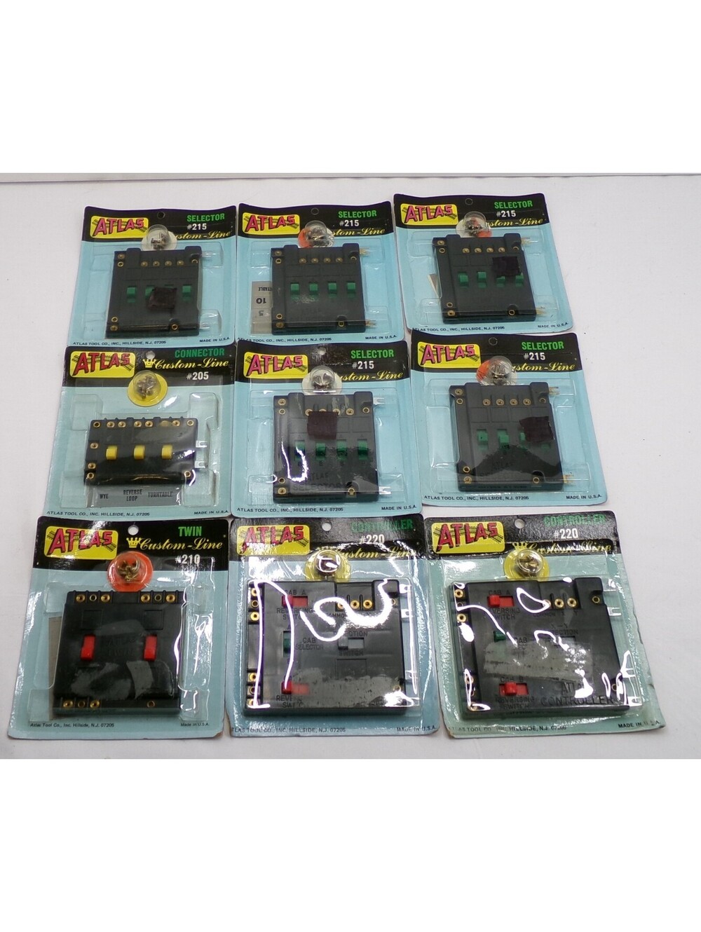 Atlas Custom-Line(1) #205 Connector (6) #215 Selector (2) #220 Controller (NOS)